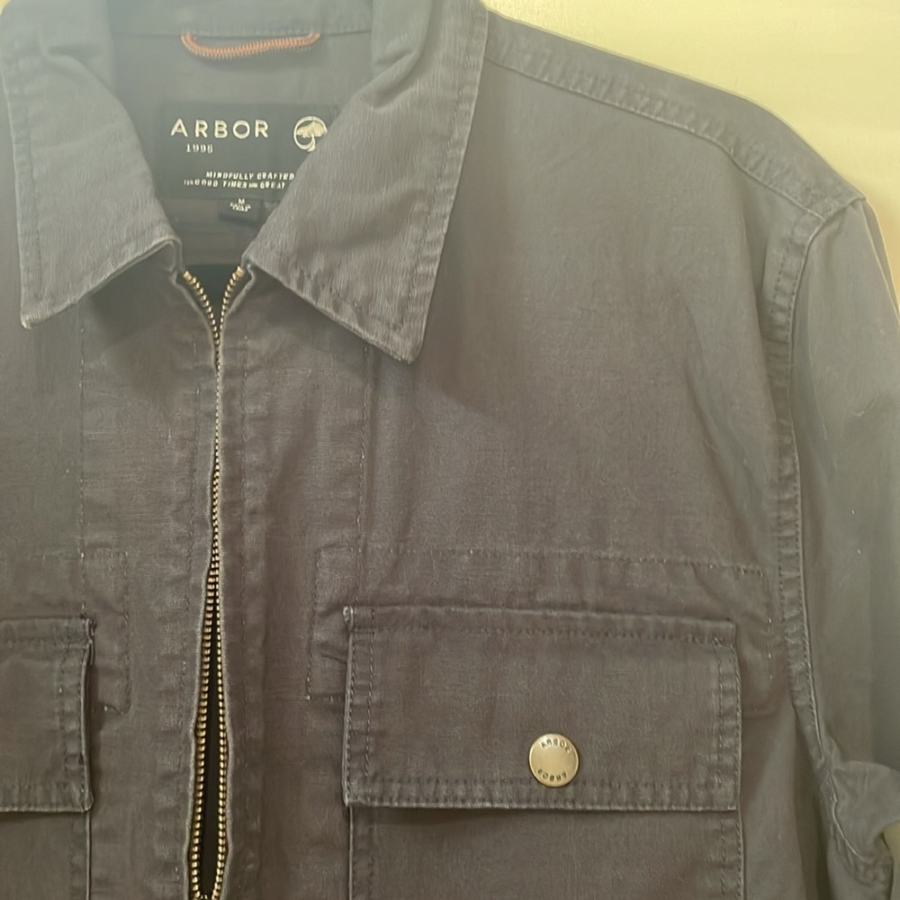 Arbor Collective canvas twill zip jacket - Picture 3 of 5
